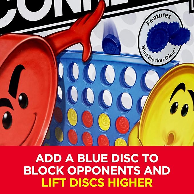 Hasbro Gaming Connect 4 Strategy Board Game for Kids | 2 Players | Easter Gifts for Boys & Girls | Ages 6+ (Amazon Exclusive)