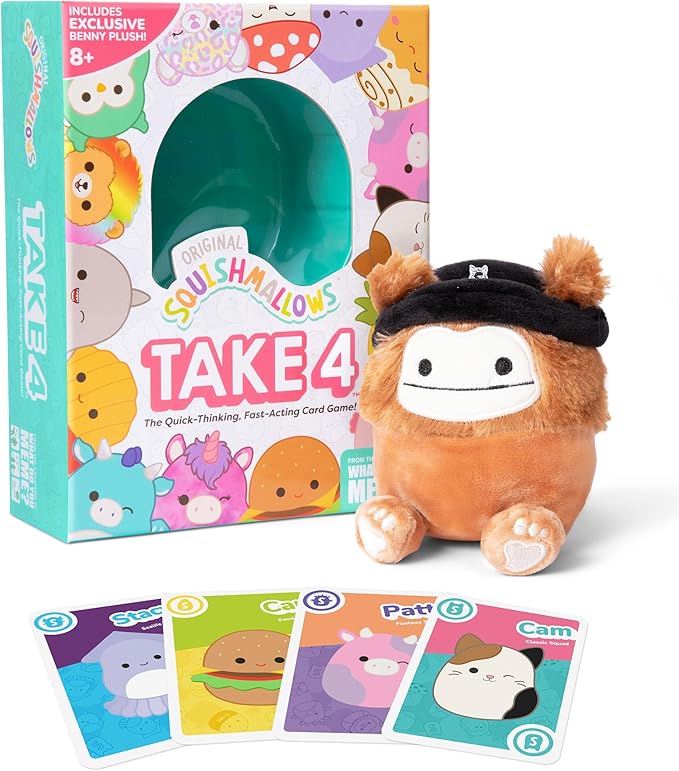Squishmallows Take4: The Fast-Paced Family Game by The Creators of What Do You Meme