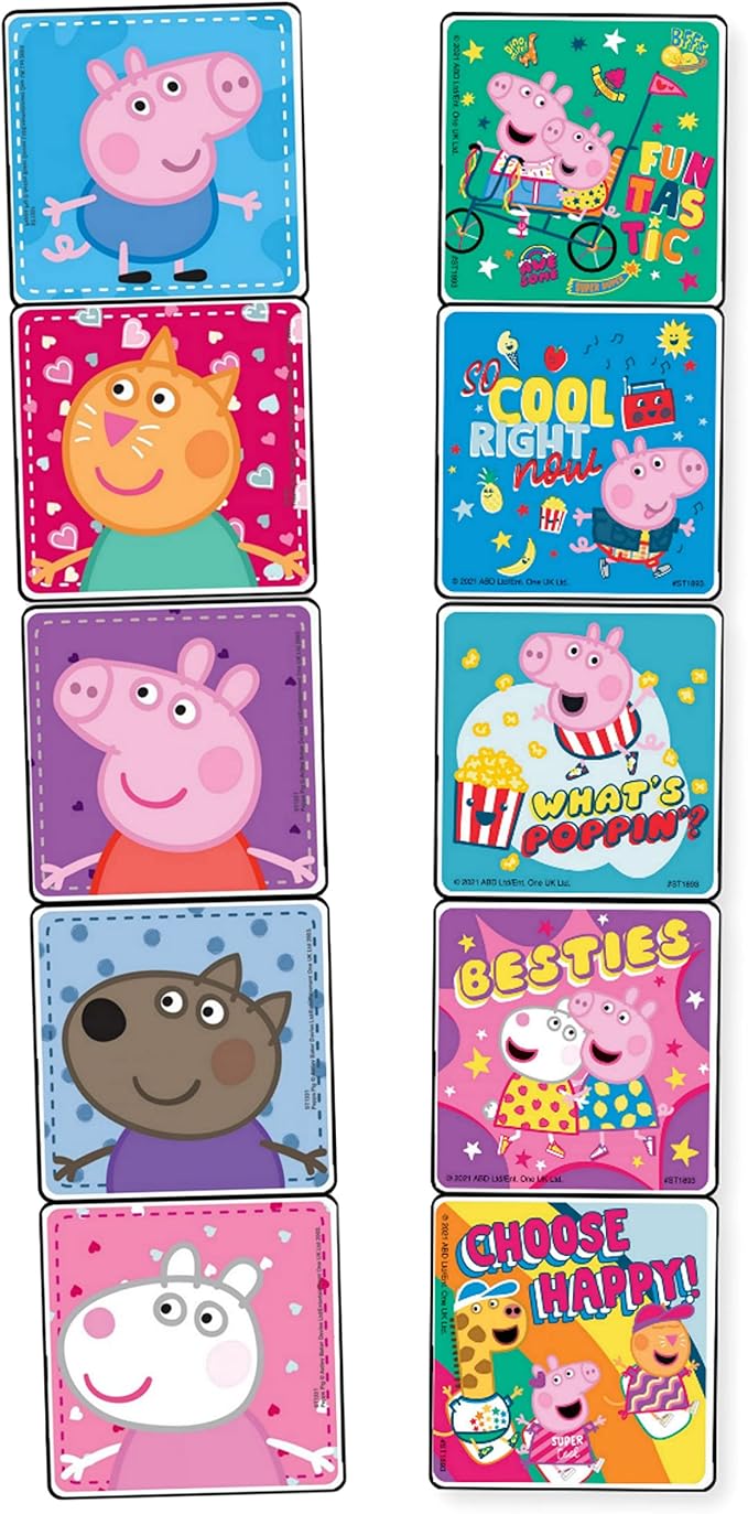 Peppa Stickers Activity Set - Bundle Includes Peppa Pig Stickers Flip Pack, Peppa Reward Stickers, and 2-Sided Door Hanger (Peppa Sticker Activity)