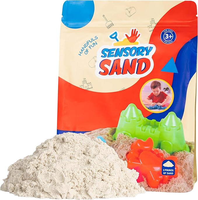 Sensory Sand White 2 Pounds of Play Sand