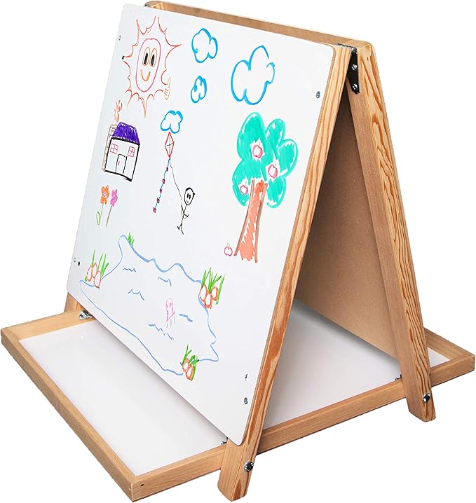 Crestline Products Table Top Dry Erase Easel, 18.5" H x 18" W
