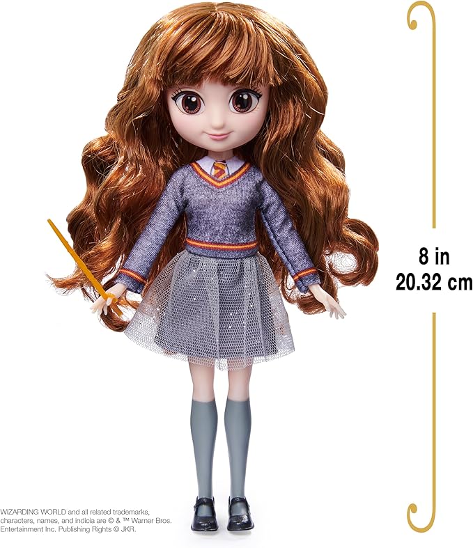 Wizarding World Harry Potter, 8-inch Hermione Granger Doll, Kids Toys for Ages 5 and Up