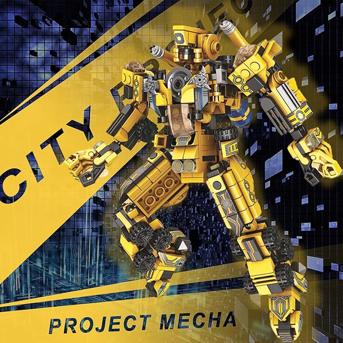 Robot STEM Building Toys for 6 Year Old Boys, 573 pcs Construction Toy Engineering Building Bricks Construction Vehicles Kit Best Gift for Kids Age 6 7 8 9 10 11 Year Old