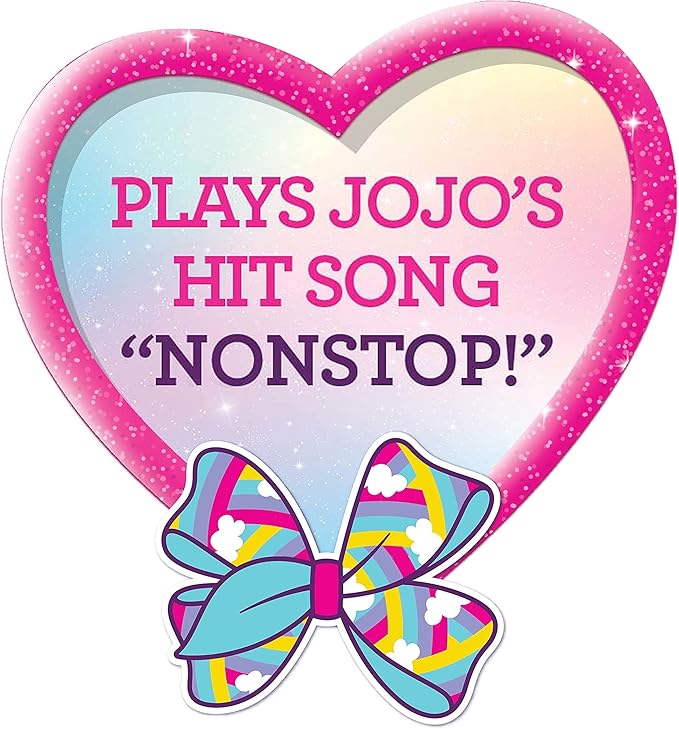 JoJo Siwa 10 Inch Singing Doll, Sings Hit Song Titled "Non-Stop", Pink Jacket with Rainbow Fringe, Kids Toys for Ages 6Up by Just Play
