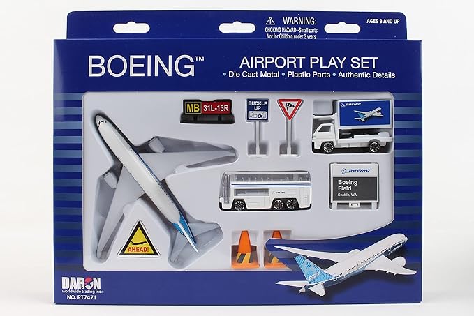 Daron Boeing Commerical Play Set w/ 787 RT7471