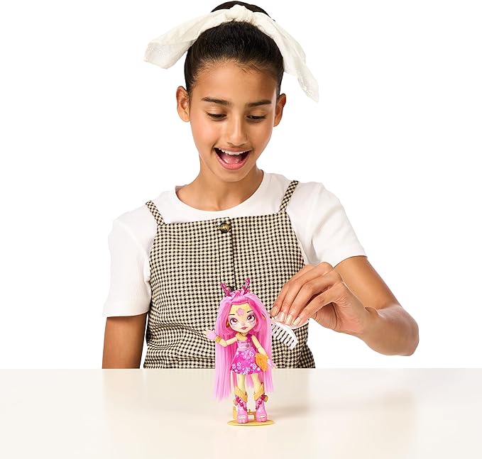 Magic Mixies Pixlings. Deerlee The Deer Pixling. Create and Mix A Magic Potion That Magically Reveals A Beautiful 6.5" Pixling Doll Inside A Potion Bottle! Gifts for Kids, Ages 5+