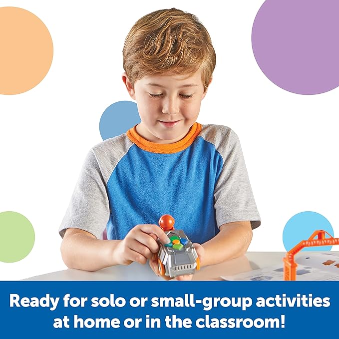 Learning Resources Space Rover Deluxe Coding Activity Set, 46 Pieces, Ages 4+, Coding for Kids, Coding Toys, Kids STEM,Toys STEM, Toys for Classroom,Space Toys, Astronaut Toys