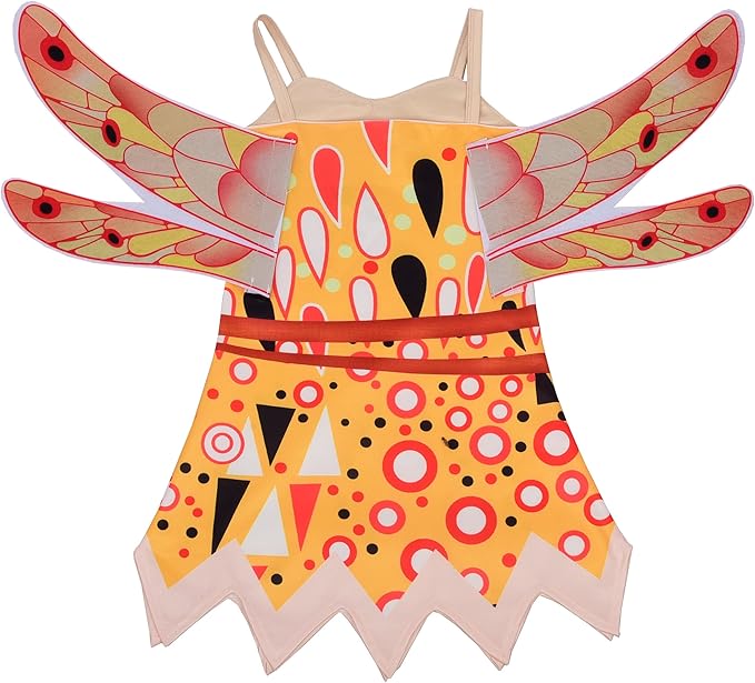 Lito Angels Girls Costume Fairy Fancy Dress Up Halloween Party Outfit with Wings