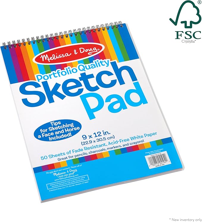 Melissa & Doug Sketch Pad (9 ) - FSC Certified