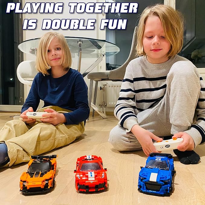 WISEPLAY STEM Toys for 7 Year Old Boys & Girls - STEM Remote Control Car Building Kit - STEM Projects for Kids Ages 6-8 - Compatible with Legos for 7-9year Boys & Girls - STEAM Building Toy New 2023