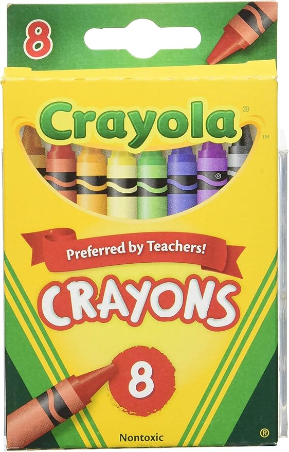 Crayola Crayons, 8 Count (Case of 48)