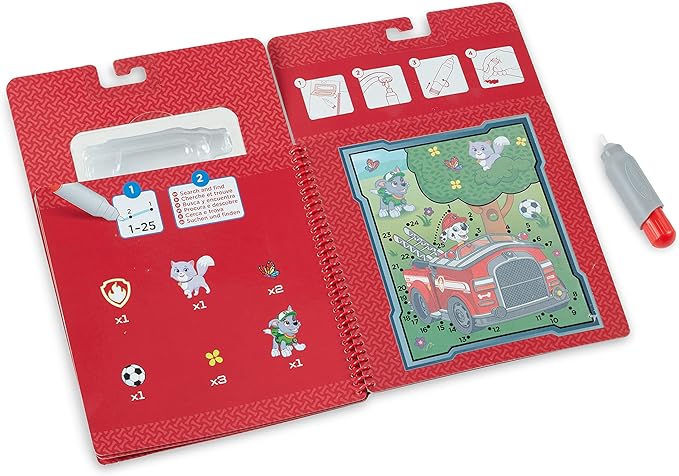 Melissa & Doug Water Wow! - Skye, Chase, Marshall Water Reveal Travel Activity Pads - PAW Patrol-Themed Reusable No-Mess for Kids (Pack of 3)