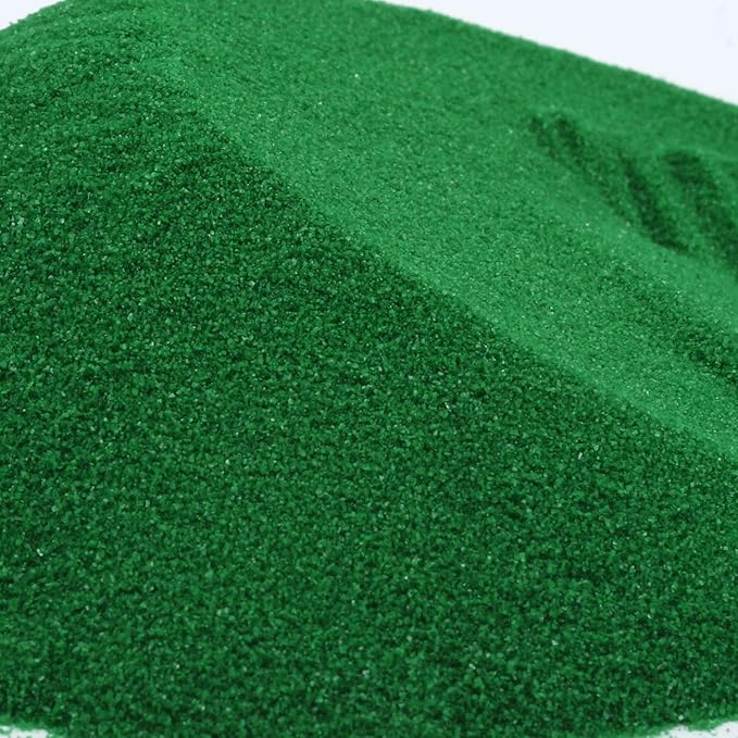 Shiny Stone Colorful Sand,Rainbow Sand,Art Sand,Colored Sand,Craft Sand,Decorative Wedding Vibrant Sand, 250g/0.55lbs/8.81oz for Kids Creativity Wedding Succulent Terrarium Vase (Light Green)