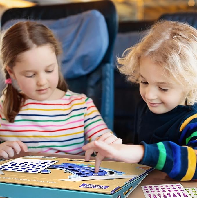 Imagimake Mirror Mosaic Ocean Theme Kids Art Set | DIY Craft Kit with Foil Stickers | Mosaic Kit for Kids | Birthday Gift for Boys and Girls Ages 3-8 | Toys for 4 Year Old Boys