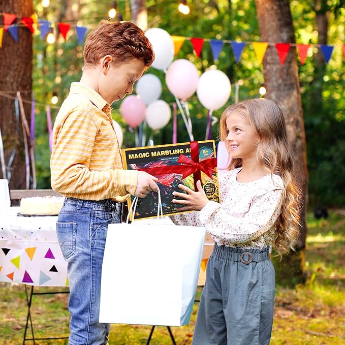 Water Marbling Paint Kit, Arts and Crafts For Kids,Birthday Gifts for Girls Boys 3+Years Old, Toys For Ages 8-13 5-7 3-6, Art Supplies for Kids