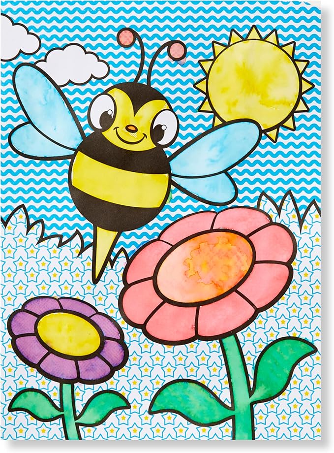 Melissa & Doug My First Paint With Water Art Pad - Cheerleaders, Flowers, Fairies, and More (24 Pages)
