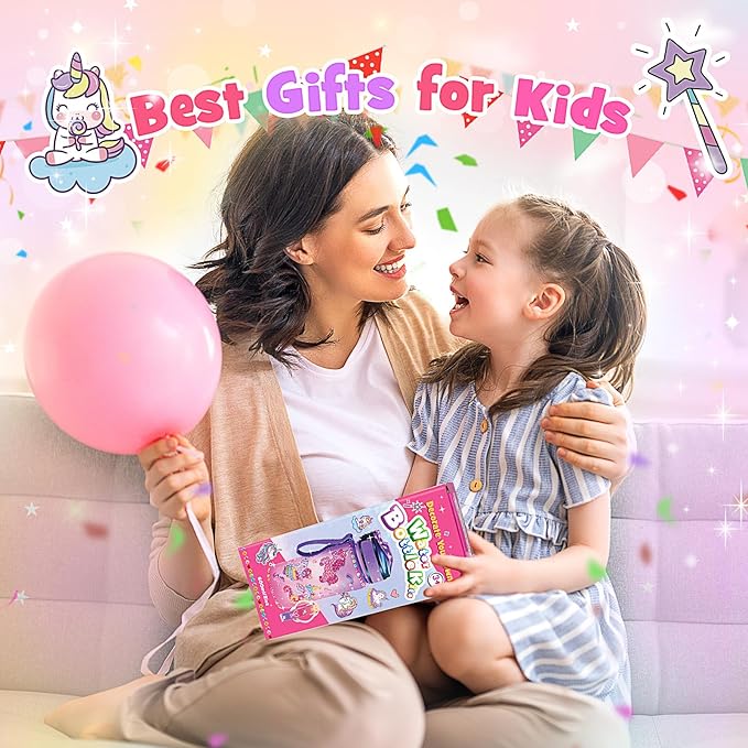 ZapWhiz Unicorn Toys for Girls Age 4-6, Decorate Your Own Water Bottle Kits for Girls,Diamond Painting Kits for Kids with Unicorn Stickers Craft Kits for Girls Gifts for 4-12 Year Old