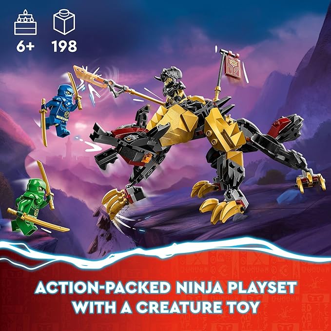 LEGO NINJAGO Imperium Dragon Hunter Hound 71790 Building Set Featuring Monster and Dragon Toys and 3 Minifigures, Great Ninja Toys for Kids Ages 6+ Who Love to Play Out Ninja Stories