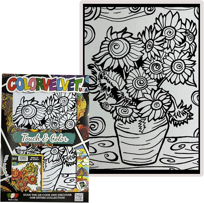 Sunflowers Small Size Picture 21 X 29.7Cm-Made in Italy