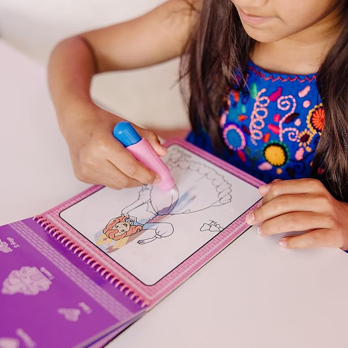 Melissa & Doug On the Go Water Wow! Reusable Water-Reveal Activity Pad - Fairy Tale - FSC Certified
