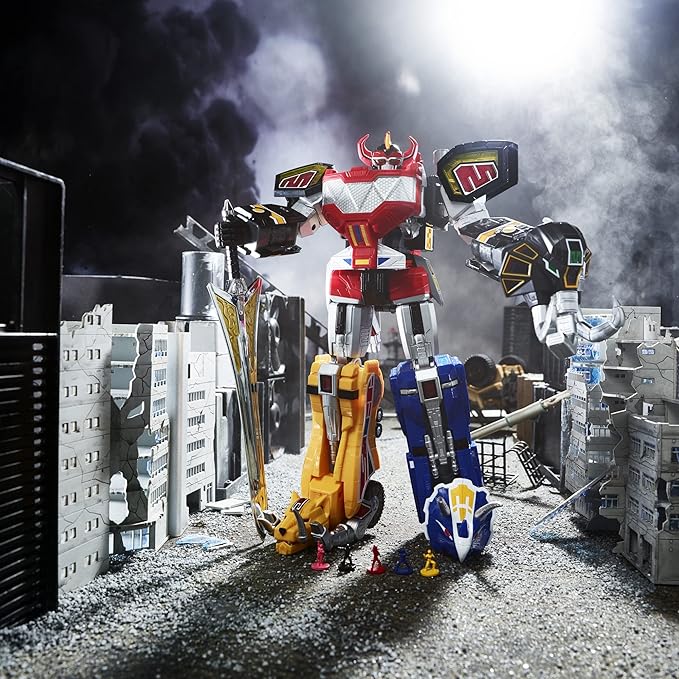 Power Rangers Hasbro Lightning Collection Zord Ascension Project Mighty Morphin Dino Megazord 1:144 Scale Collectible