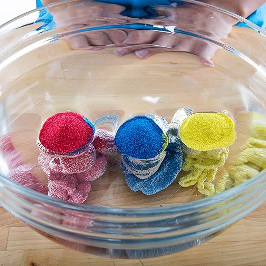 Steve Spangler Science Magic Sand, 227g, Yellow – Colored Play Sand That Never Gets Wet, Exciting STEM Activity, Learn and Teach About Water Molecules for Home and Classroom Use