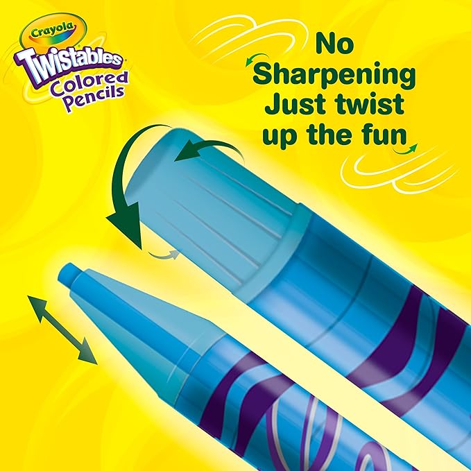 Crayola 24 Twistables Colored Pencils