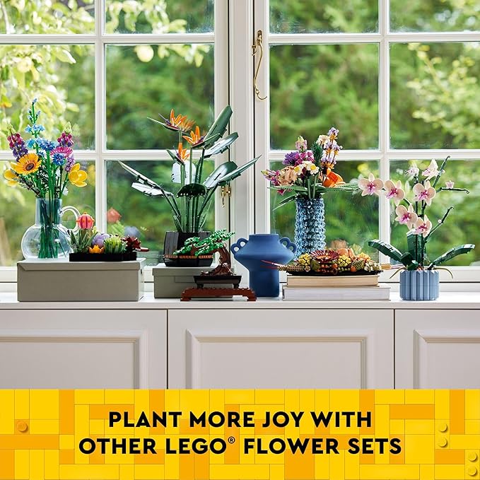 LEGO Cherry Blossom - Building Toy for Kids, Girls & Boys, Ages 8+ - Artificial Cherry Blossom Decor for Home & Display - Gift for Valentines Day for Her & Him - 40725