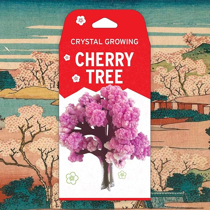 Crystal Growing Cherry Tree | Official Terraformer kit | Grows in Hours | Facts and Instructions Included