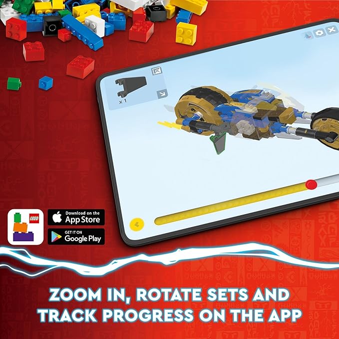 LEGO NINJAGO NYA and Arin’s Baby Dragon Battle 71798 Ninja Building Toy, Features a Jet, 2 Dragons, 3 Minifigures and Baby Riyu, Gift Idea for Toddlers Ages 4+