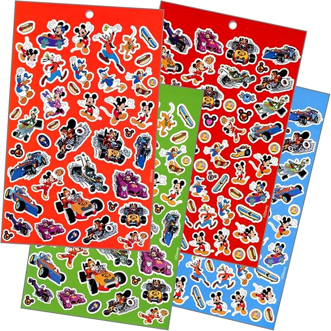 Disney Mickey Mouse Sticker Pad and Minnie Mouse Sticker Pad Set (Over 400 Stickers total!)