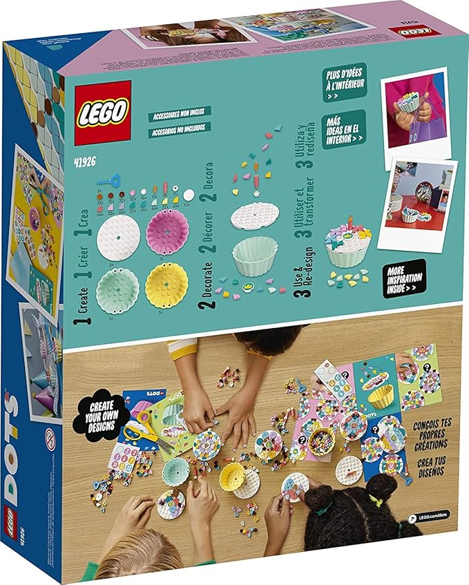 LEGO DOTS Creative Party Kit 41926 DIY Craft Decorations Kit; Makes a Perfect Play Activity for Kids, New 2021 (622 Pieces)