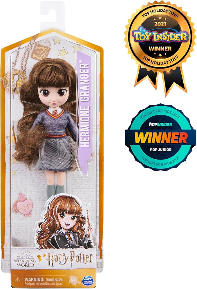 Wizarding World Harry Potter, 8-inch Hermione Granger Doll, Kids Toys for Ages 5 and Up