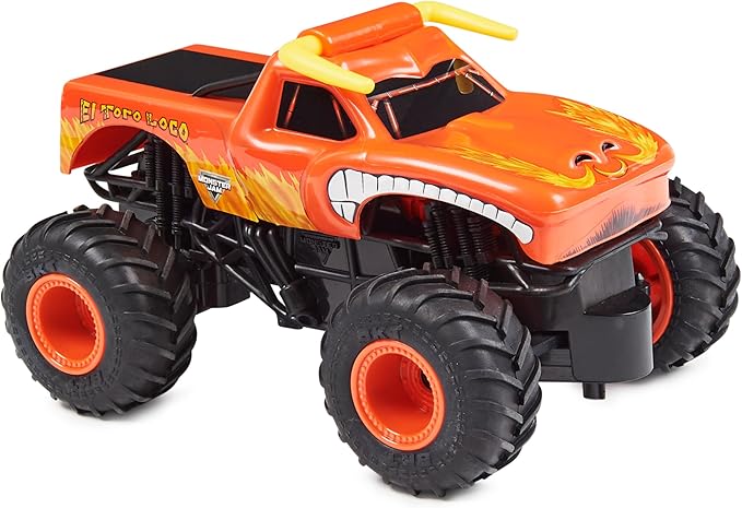 Monster Jam, Official El Toro Loco Remote Control Monster Truck for Boys and Girls, 1:24 Scale, 2.4 GHz, Kids Toys for Ages 4-6+