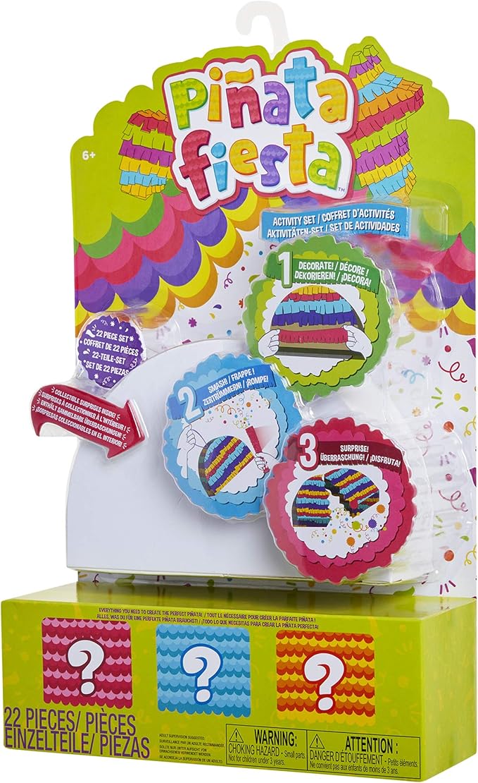 Piñata Fiesta Watermelon Activity Set with Fun Party-Themed Surprises & Colorful Confetti!