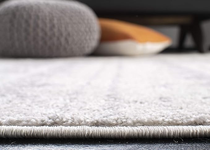 SAFAVIEH Adirondack Collection Runner Rug - 2'6" x 8', Ivory & Grey, Moroccan Boho Distressed Design, Non-Shedding & Easy Care, Ideal for High Traffic Areas in Living Room, Bedroom (ADR119B)