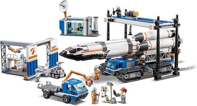 LEGO City Rocket Assembly & Transport 60229 Building Kit (1055 Pieces)