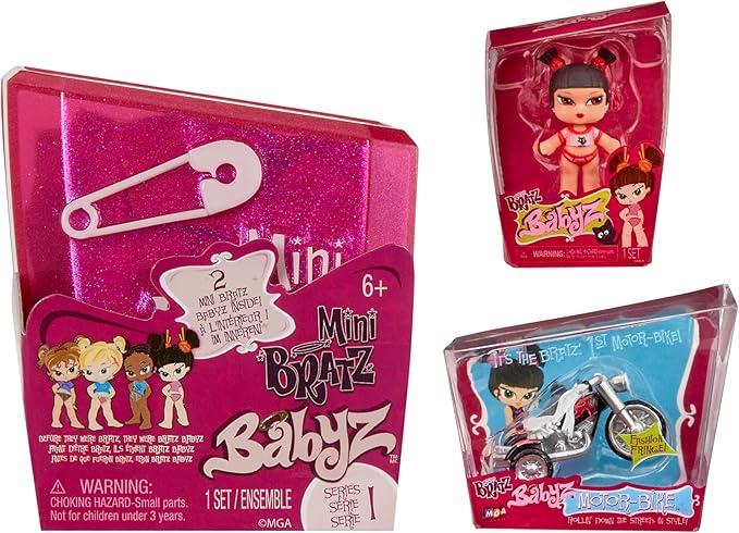 Bratz Mini Babyz Collectible Figures by MGA's Miniverse, 2 Mini Babyz in Each Pack, Blind Packaging Doubles as Display, Y2K Nostalgia, Collectors Ages 6 7 8 9 10+