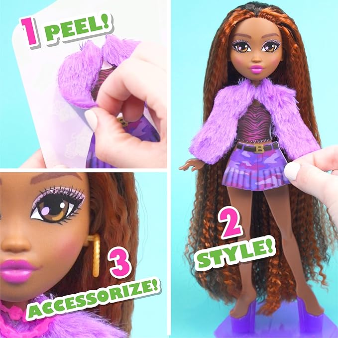 Just Play Style Bae Harper 10-Inch Fashion Doll and Accessories, 28-Pieces, Kids Toys for Ages 4 Up