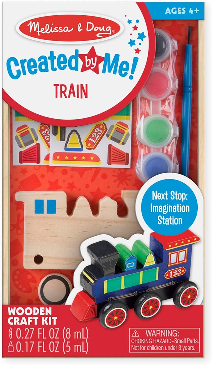 Melissa & Doug Train Wooden Craft Kit