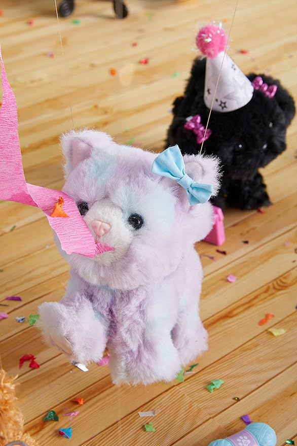 American Girl Truly Me 18-inch Doll Pet Purrpley Pink Kittycat with Magnetic Mouth to Hold Her Yarn Toy, For Ages 6+