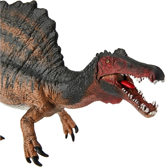 Schleich Dinosaurs Realistic Spinosaurus Dinosaur Figure with Movable Lower Jaw - Authentic and Detailed Prehistoric Jurassic Dino Toy, Highly Durable for Education and Fun for Boys and Girls, Ages 4+