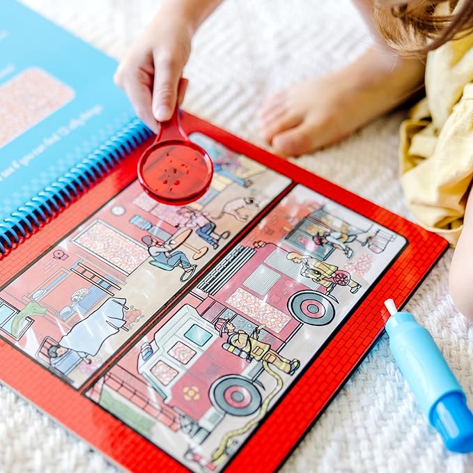 Melissa & Doug On the Go Water Wow! Reusable Water-Reveal Deluxe Activity Pad – Around Town