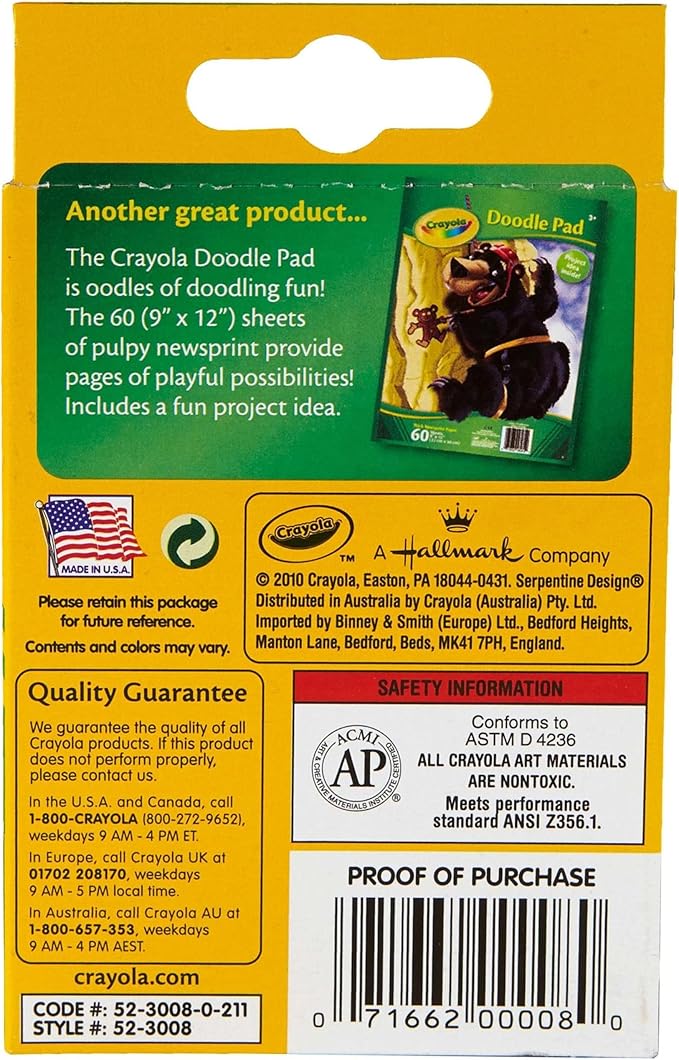 Crayola Crayons, School Supplies, Classic Colors, 8 Count