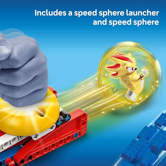 LEGO Sonic The Hedgehog Super Shadow vs. Biolizard, Gamer Gift for Boys and Girls, Fun Collectible Playset for Kids and Video Game Character Fans Who Love Action Toys 77003