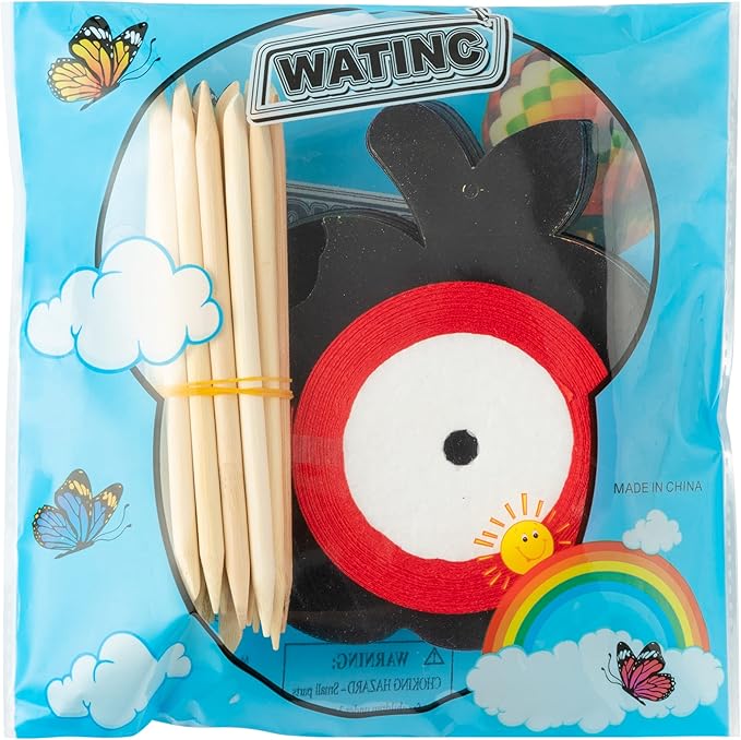 WATINC 60pcs Back to School Scratch Art for Kids, Paper Scratch Off Cards Craft Kit, Fruit Magic Color Art Party Favors, School Classroom Appreciation Activity DIY Project Drawing Paper