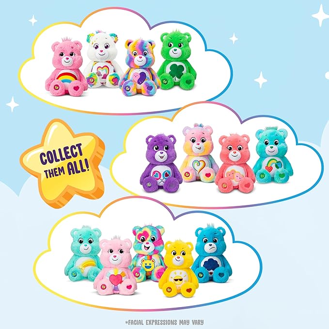 Care Bears 14' Tenderheart Bear Plushie - Medium Size - Orange Plush for Ages 4+ – Perfect Stuffed Animal Holiday, Birthday Gift, Super Soft and Cuddly – For Girls and Boys, Collectors