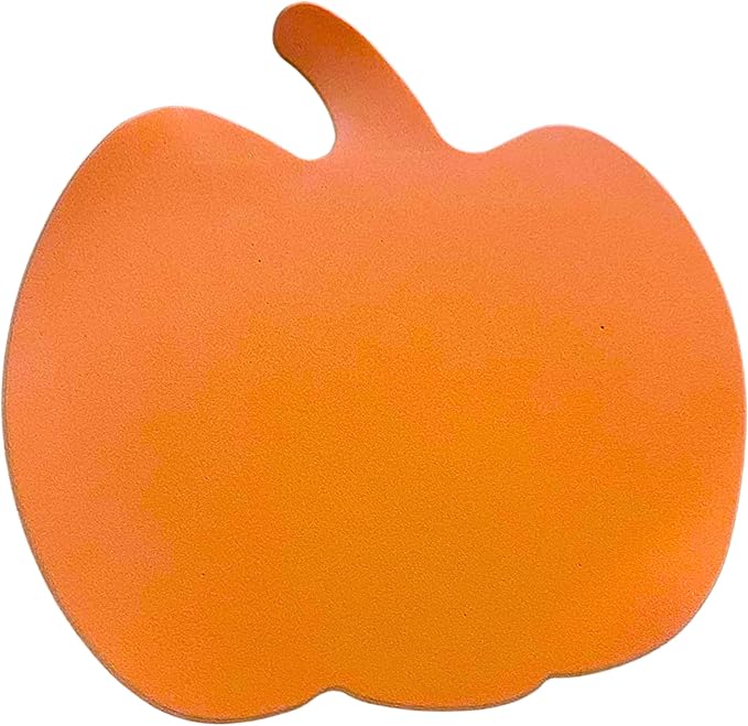 4E's Novelty Foam Pumpkins Craft (24 Pack) Large 8 Inch Foam Pumpkin Shapes Cutout - Thanksgiving Crafts for Kids Toddlers, Bulk Fall Classroom Craft Supplies