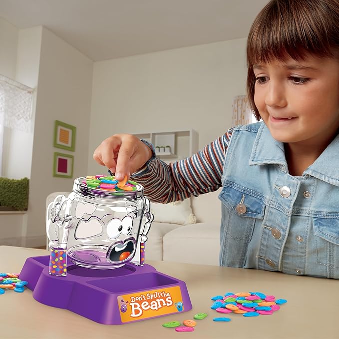 Hasbro Gaming Don't Spill The Beans Game | Balancing Board Game for Boys & Girls | Kids Preschool Games | Easter Gifts for Girls & Boys | 2 Players | Ages 3+