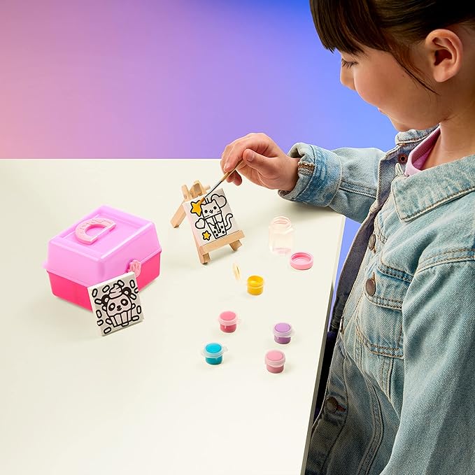 REAL LITTLES - Mini Craft Box - Collect 6 Different Projects to Make with Micro Working Accessories Inside! Styles May Vary and Each Craft Sold Separately, Small, Multicolor, 1 Pack